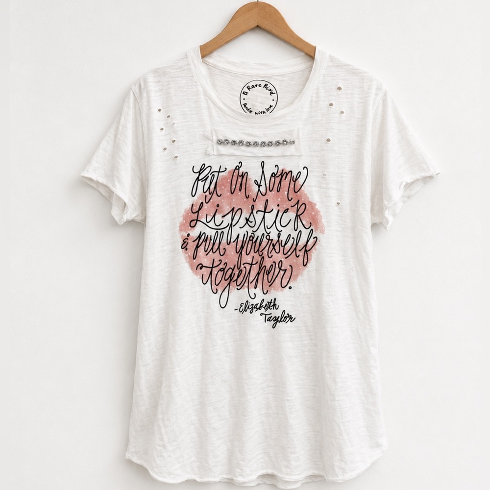A Rare Bird Lipstick Tee